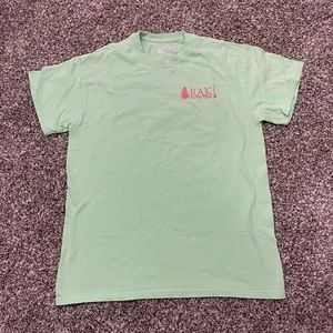 RAK Outfitters Light Green and Pink Medium T-Shirt